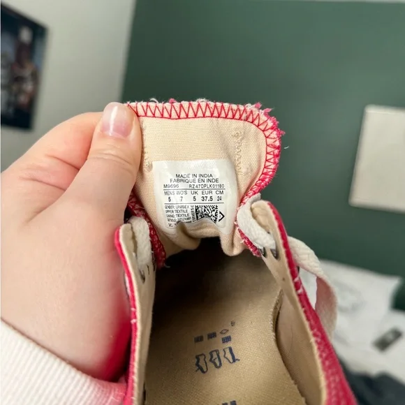 Converse Classic Red Sneakers W7 / M5 - Picture 5 of 6